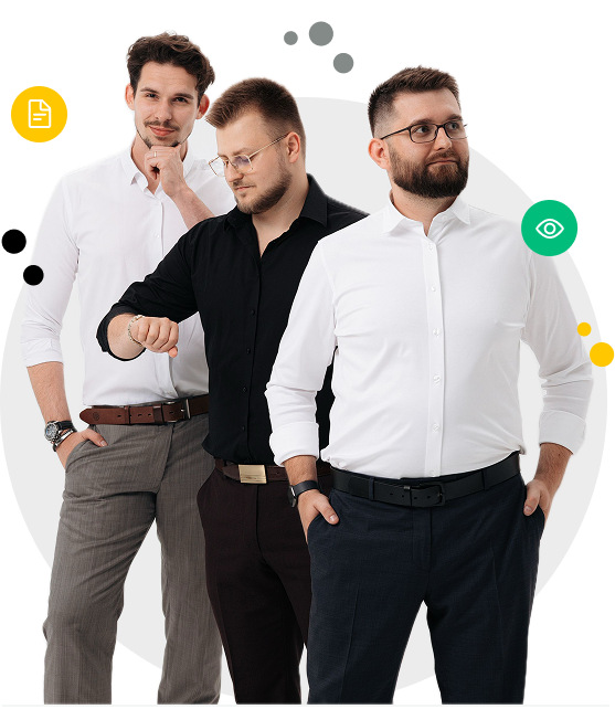 Zdjęcie 3 osób nie czekających na sprawdzenie strony online